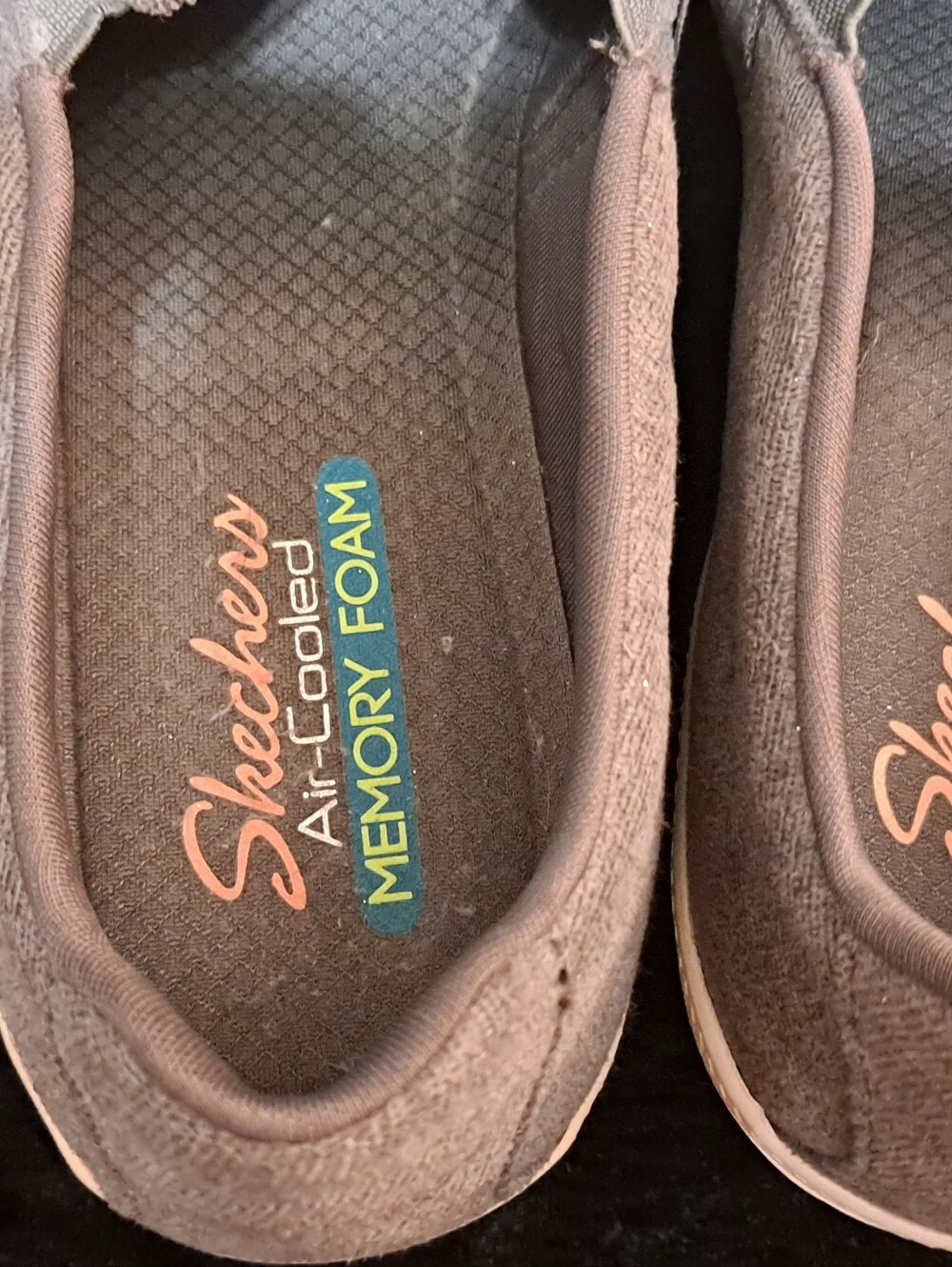 Skechers Lightweight Gray Knit Slip-On Women's Sneakers With Bow. Sz 9.5 - Picture 7 of 9
